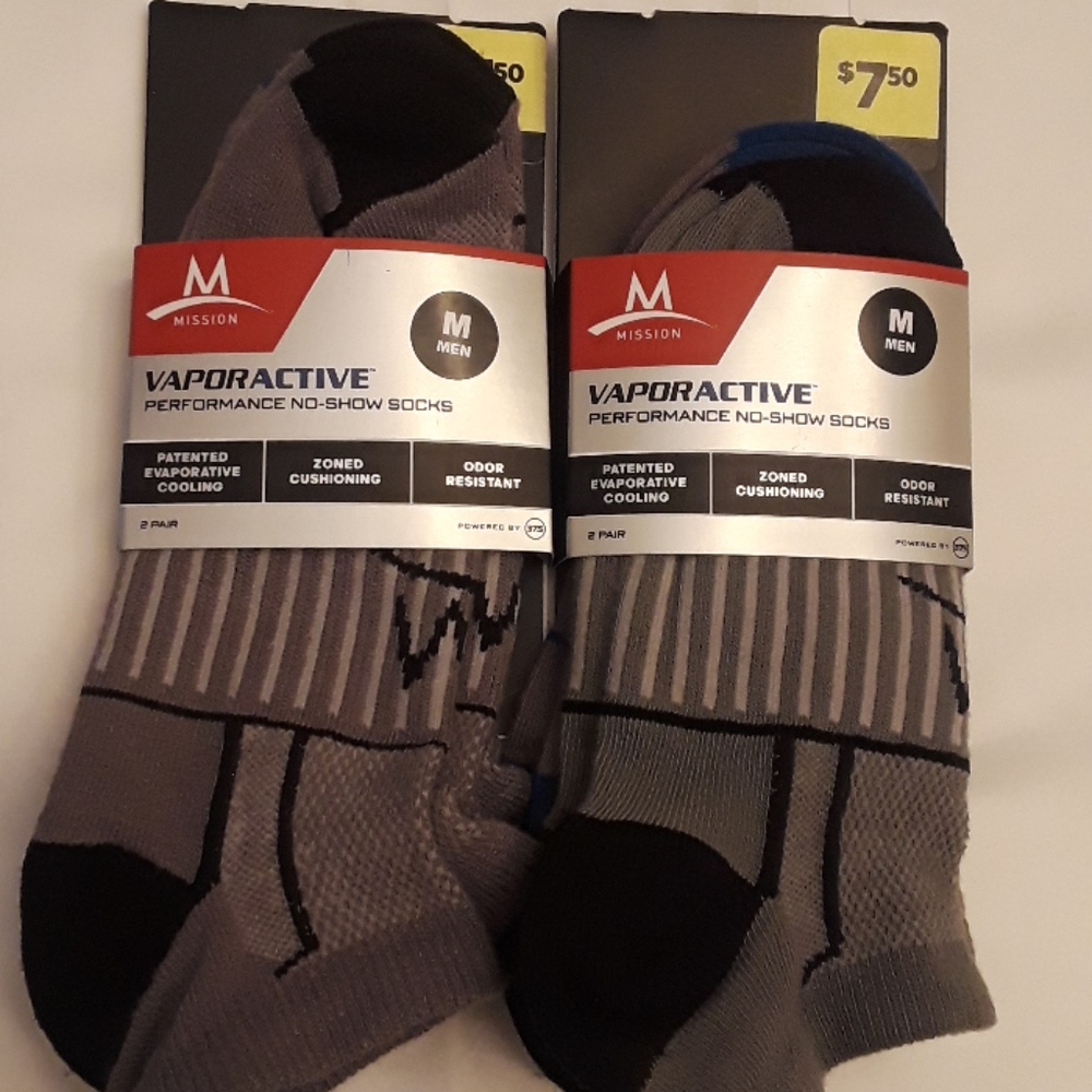 Mens No Show Socks (4 pairs)